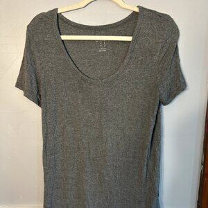 Grey V-neck Shirt